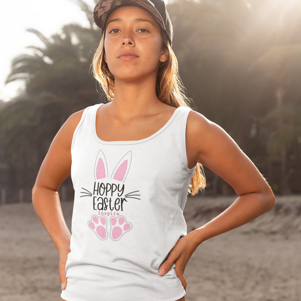 inspire Hoppy Easter Women's Racerback Tank