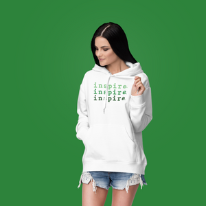 inspire Tri Green Unisex Hoodie