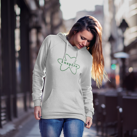 inspire Shamrock Outline Unisex Hoodie