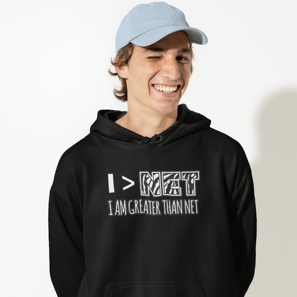 I Am Greater Than NET Unisex Hoodie