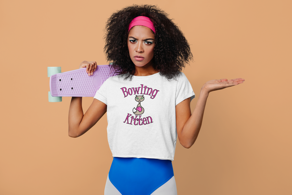 Bowling Kitten Short-Sleeve Unisex T-Shirt