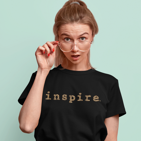 inspire Cheetah Print Unisex t-shirt