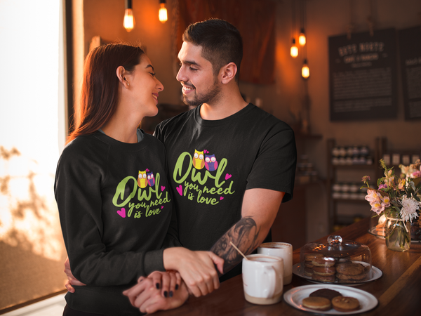 Owl You Need Is Love Unisex Crewneck