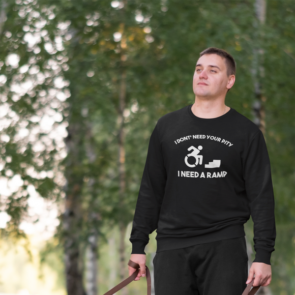 I Need A Ramp Unisex Crewneck