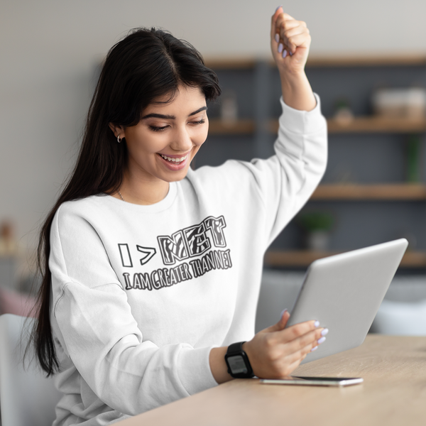 I Am Greater Than NET Unisex Crewneck