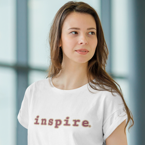 inspire Tan and Black Short-Sleeve Unisex T-Shirt