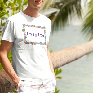 inspire Spring Flowers Short-Sleeve Unisex T-Shirt