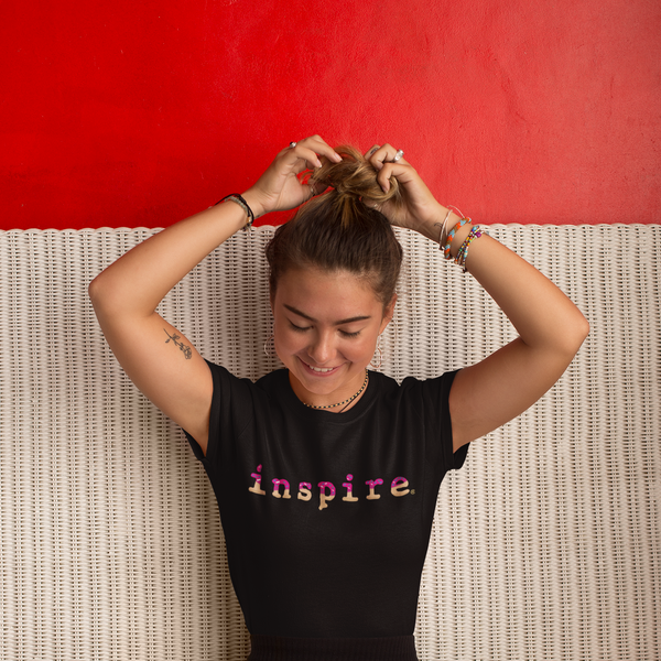 inspire Pink Doughnut Short-Sleeve Unisex T-Shirt