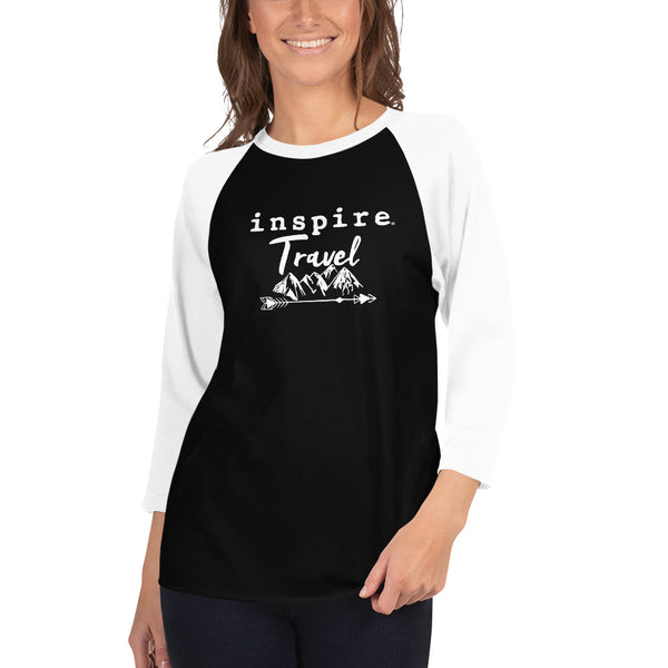 inspire Travel 3/4 Sleeve Raglan Shirt