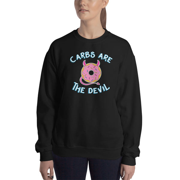 Carbs are The Devil Unisex Crewneck