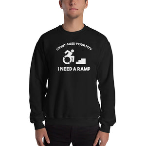 I Need A Ramp Unisex Crewneck