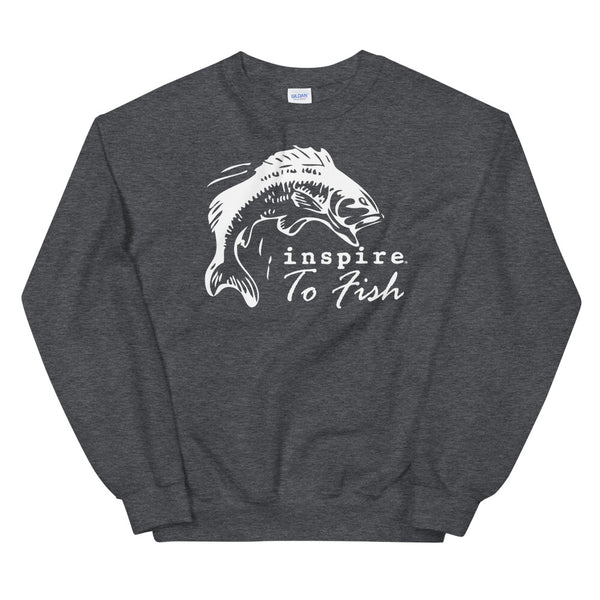 inspire Born To Fish Unisex Crewneck