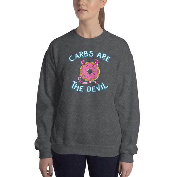 Carbs are The Devil Unisex Crewneck