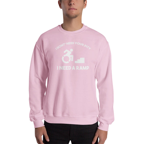 I Need A Ramp Unisex Crewneck