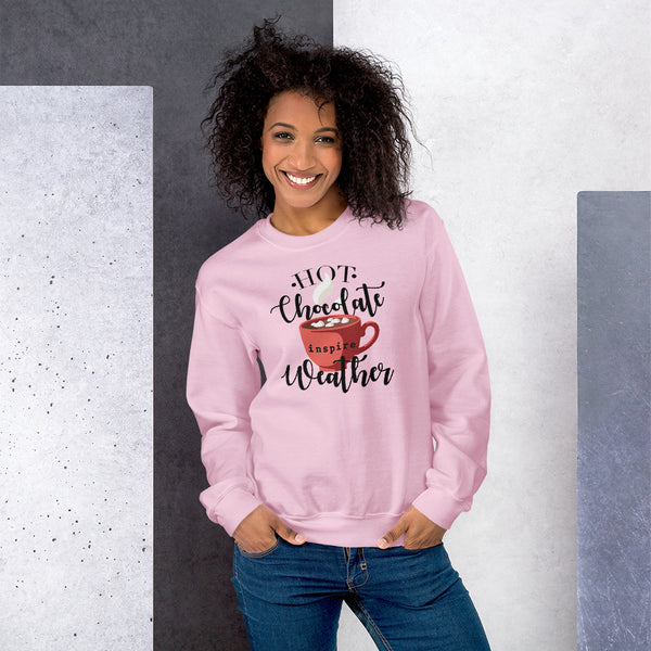 inspire Hot Chocolate Weather Unisex Crewneck