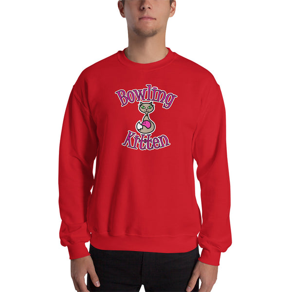 Bowling Kitten Unisex Crewneck