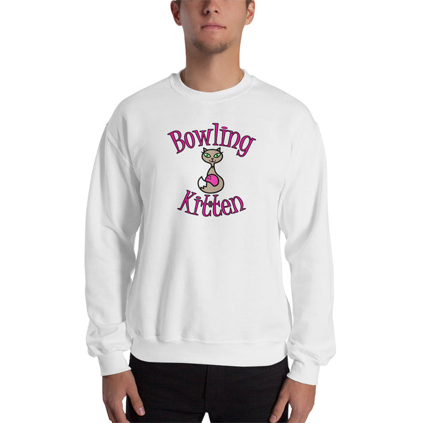 Bowling Kitten Unisex Crewneck