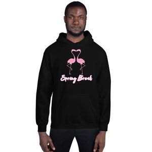 Flamingos In Love Unisex Hoodie