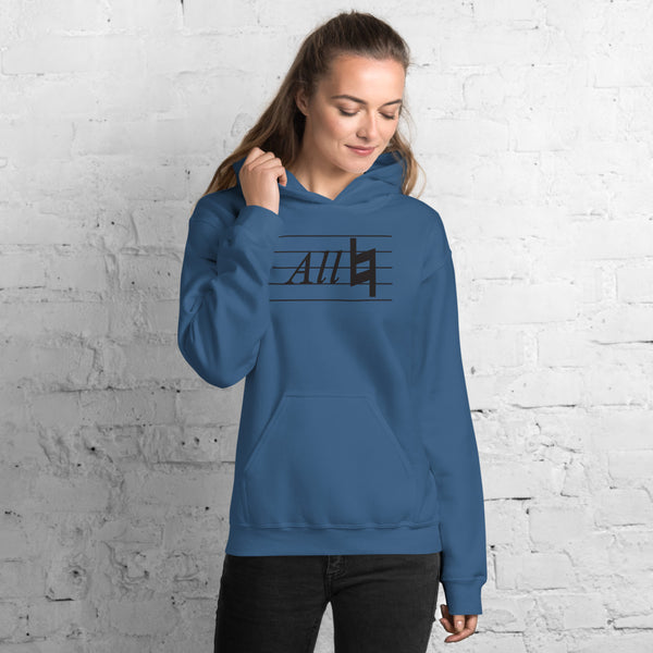 All Natural Musicians Composers Black Unisex Hoodie