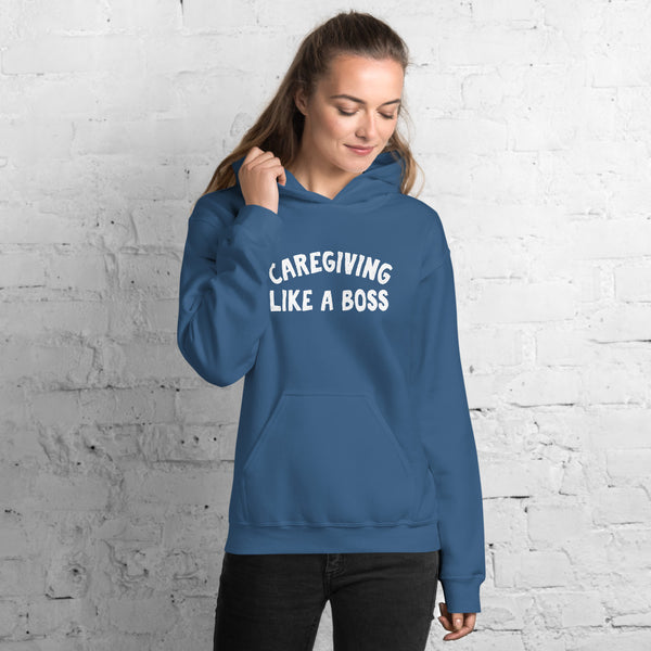 Caregiving Like a Boss Unisex Hoodie