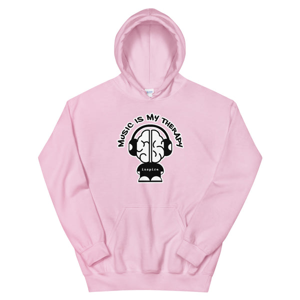 inspire Music Is My Therapy Unisex Hoodie