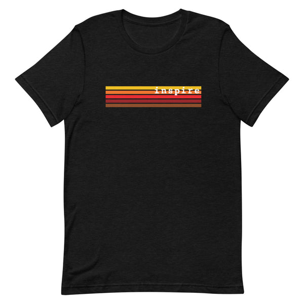 inspire Retro Stripes Short-Sleeve Unisex T-Shirt