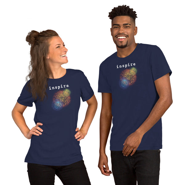 inspire Fireworks Short-Sleeve Unisex T-Shirt