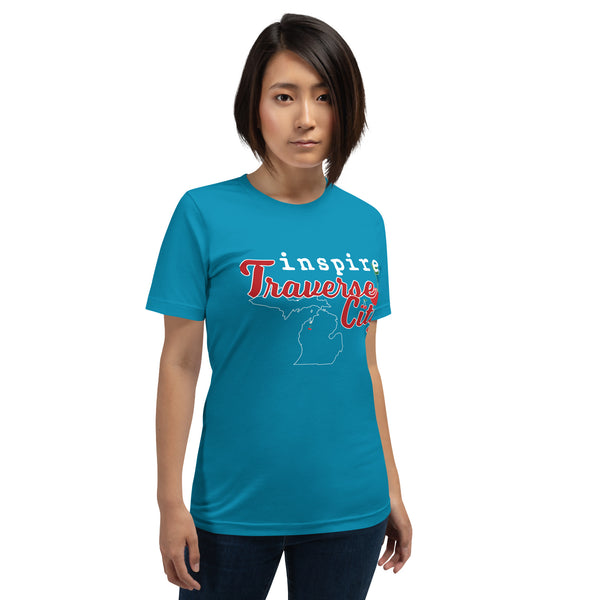 inspire Traverse City Cherry Unisex t-shirt
