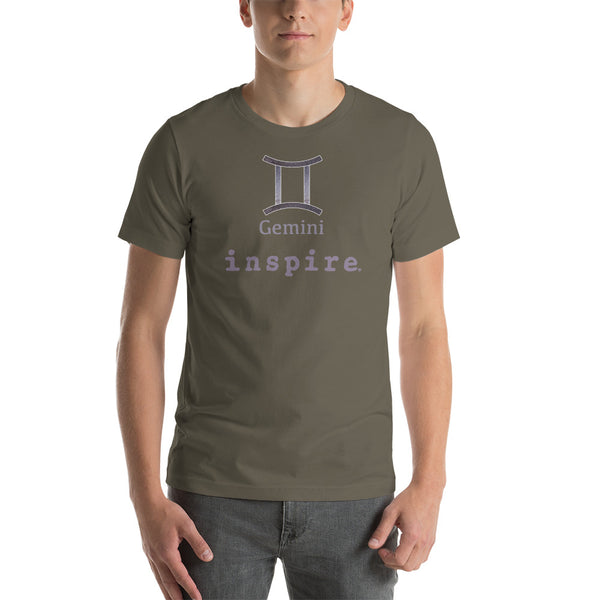 inspire Gemini Zodiac Unisex t-shirt