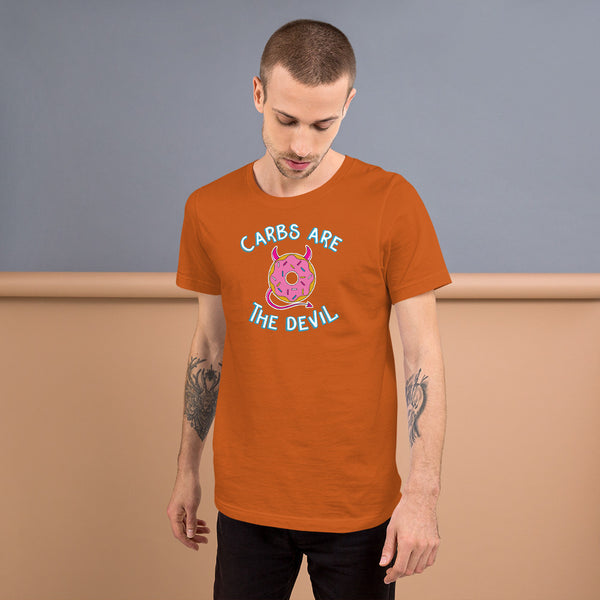 Carbs Are The Devil Short-Sleeve Unisex T-Shirt