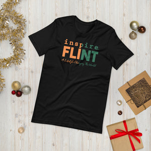 inspire Flint Green and Orange Short-Sleeve Unisex T-Shirt