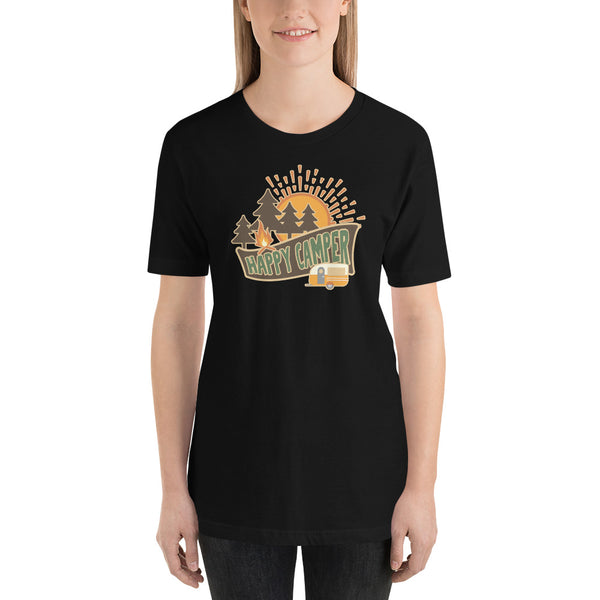 Happy Camper Short-Sleeve Unisex T-Shirt