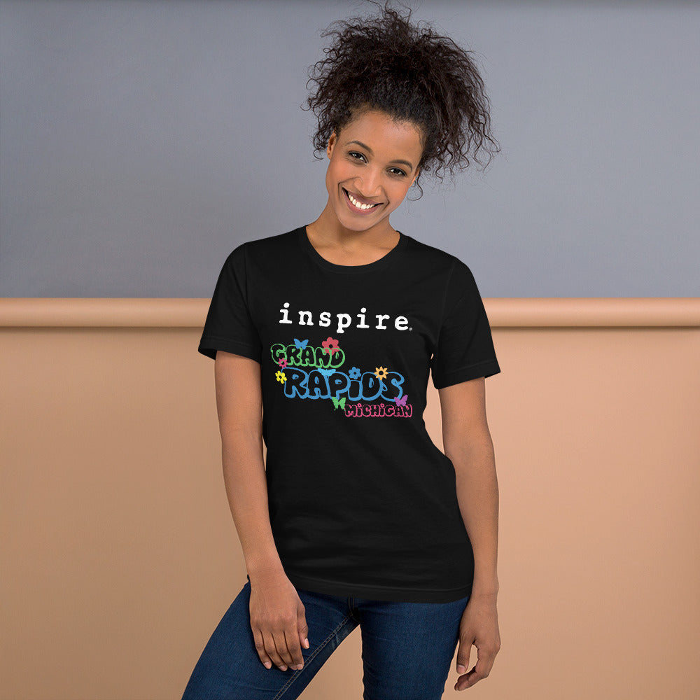 inspire Grand Rapids Colorful Unisex t-shirt