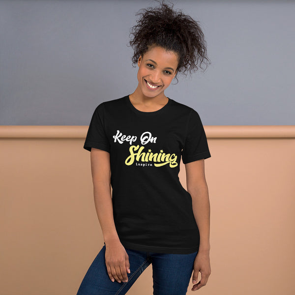 inspire Keep on Shining Unisex t-shirt