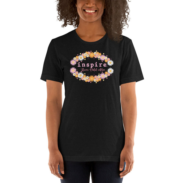 inspire Flower Child Within Short-Sleeve Unisex T-Shirt