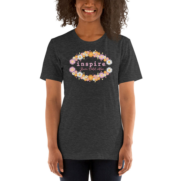 inspire Flower Child Within Short-Sleeve Unisex T-Shirt