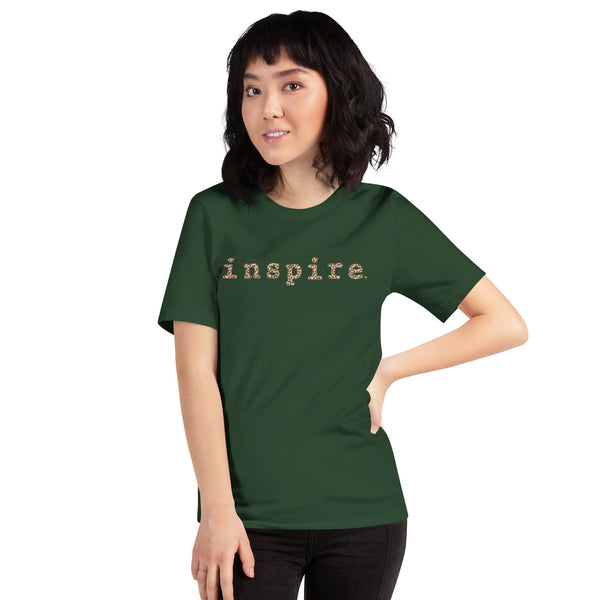 inspire Cheetah Print Unisex t-shirt