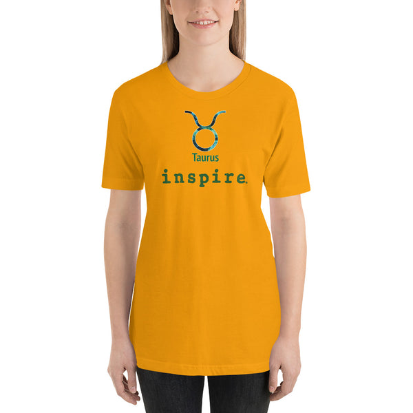 inspire Taurus Zodiac Unisex t-shirt