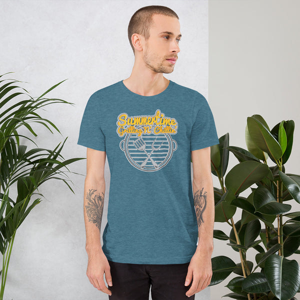 Grill and Chill Short-Sleeve Unisex T-Shirt