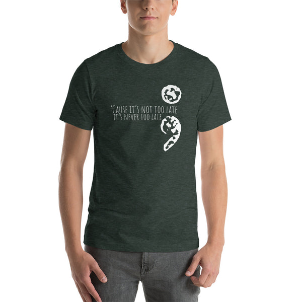 Semicolon Suicide Awareness Short-Sleeve Unisex T-Shirt