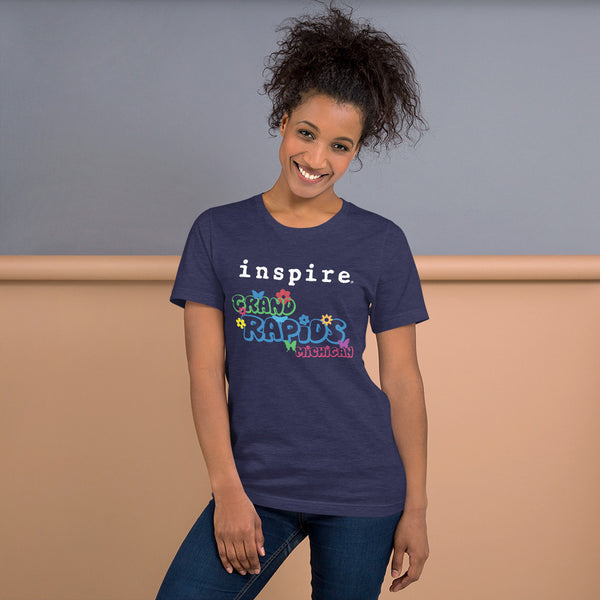 inspire Grand Rapids Colorful Unisex t-shirt