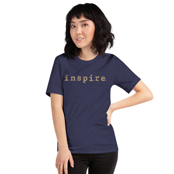 inspire Cheetah Print Unisex t-shirt