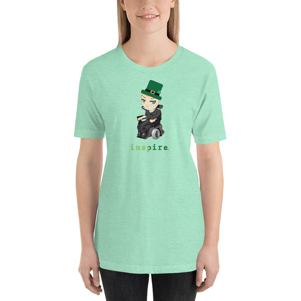 inspire St. Patricks Day Chibi Short-Sleeve Unisex T-Shirt