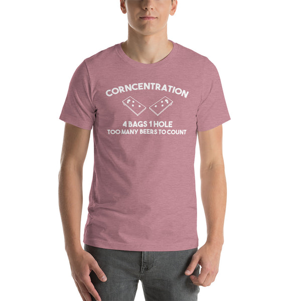 Corncentration Short-Sleeve Unisex T-Shirt