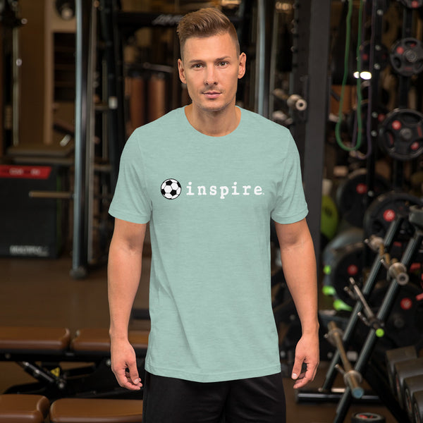 inspire Soccer Ball Unisex t-shirt