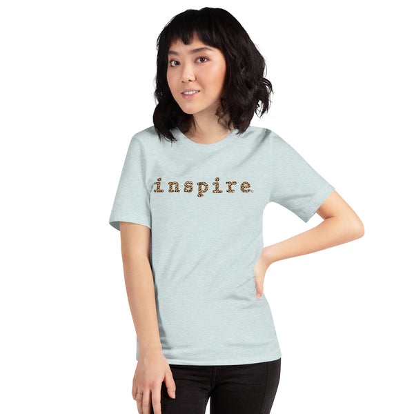 inspire Cheetah Print Unisex t-shirt