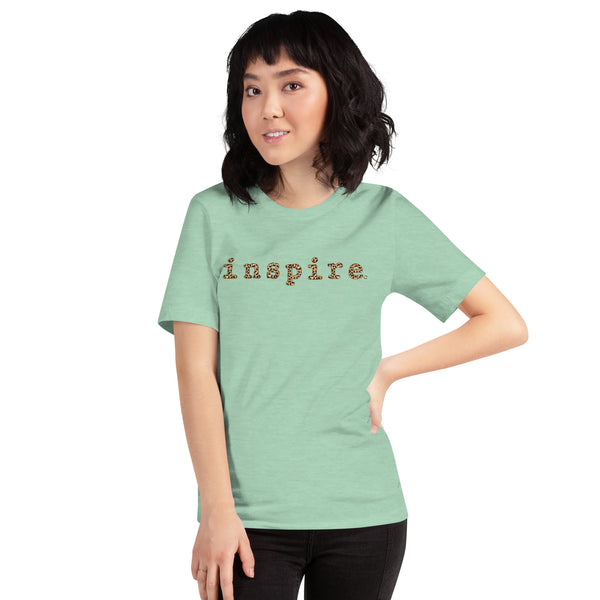 inspire Cheetah Print Unisex t-shirt