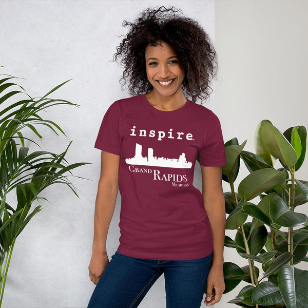 inspire Grand Rapids Skyline Unisex t-shirt