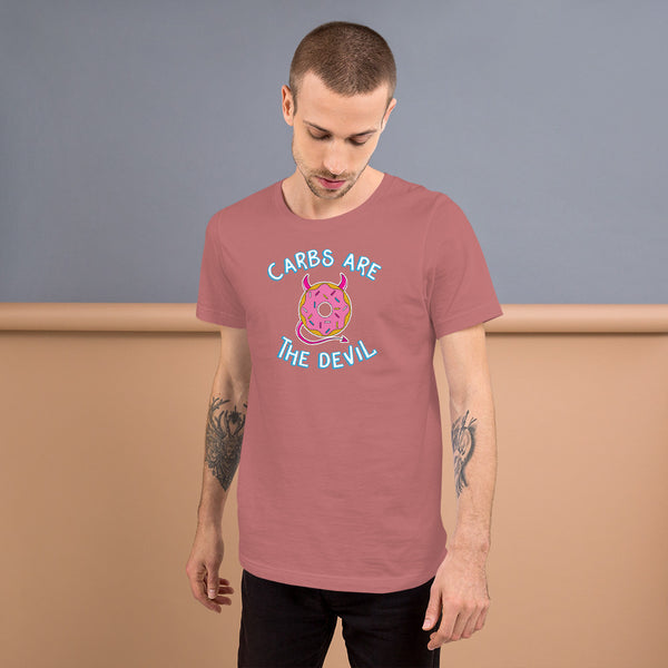 Carbs Are The Devil Short-Sleeve Unisex T-Shirt