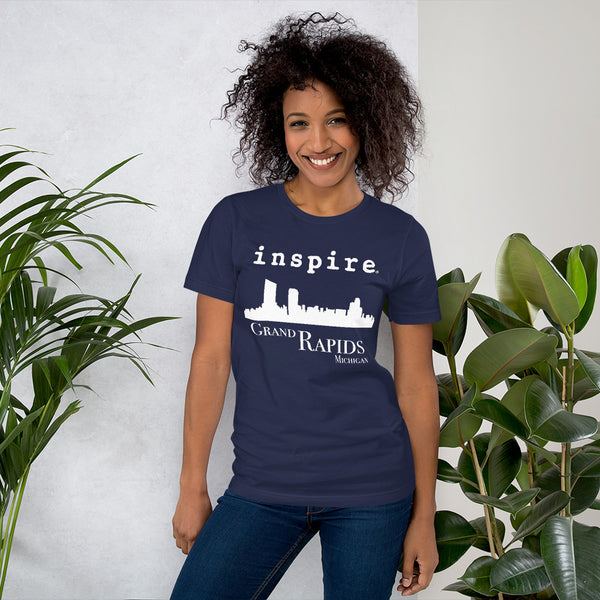 inspire Grand Rapids Skyline Unisex t-shirt